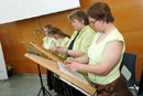 Die Veeh-Harfengruppen "Liebenswert" sorgte für den musikalischen Rahmen